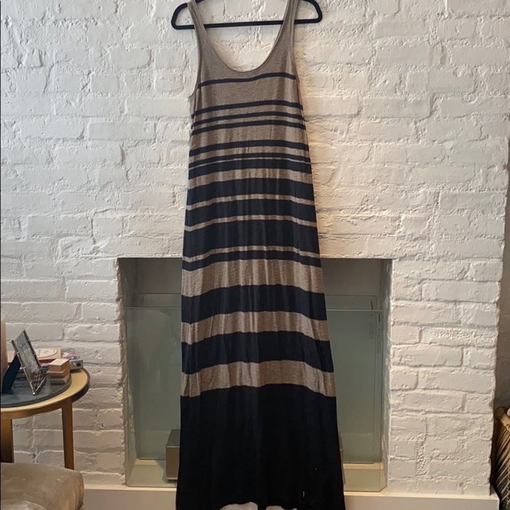Vince Striped Maxi Sweater Dress sz M